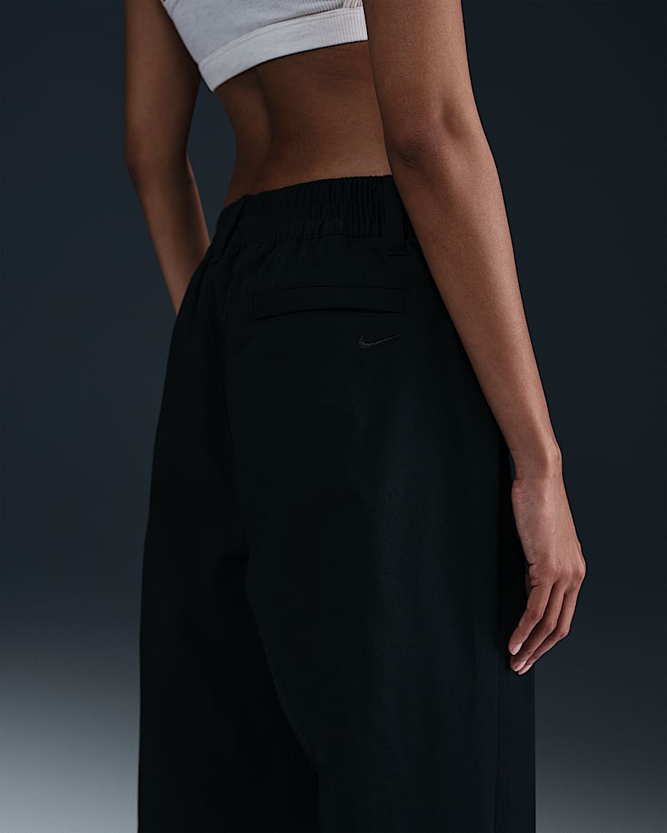 Nike Sportswear Collection Women s Mid Rise Twill Trousers
